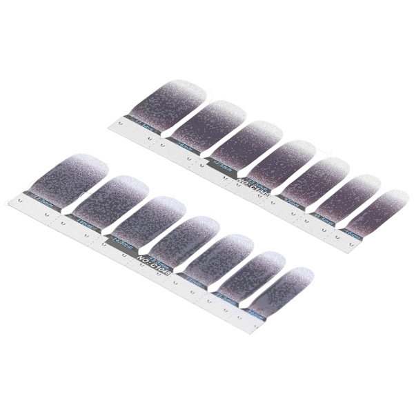 Nail Art Stickers Heltäckande Glittermönster Gradient Färg Gör-det-själv snygga nagellindningar Självhäftande46