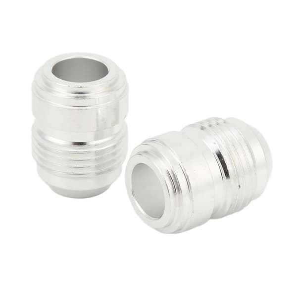 2 stk. Svejsestop AN10 Aluminium Legering Han Billet Svejsestop Rørfitting Universal til Bil