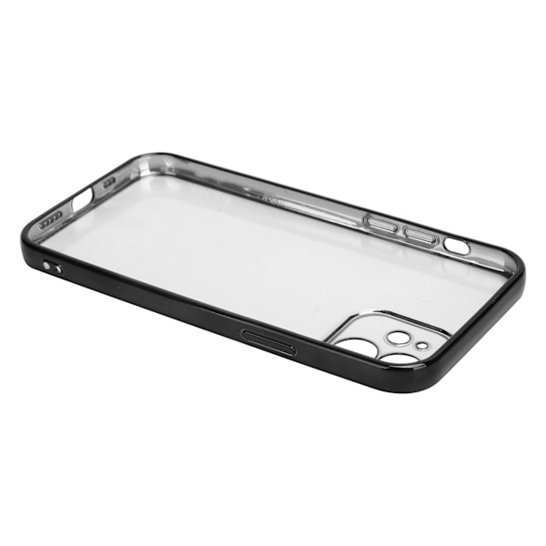 SULADA Mobilskal Elektroplätering Full Body TPU Skyddsfodral för iPhone 12 Svart