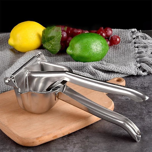 Hånddrevet Citronpresser i Hårdt Materiale med Kernefilter