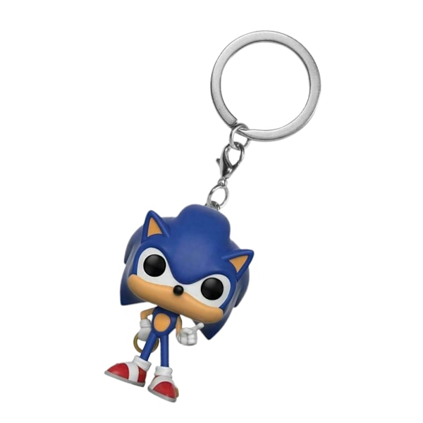 Populær Game Mus Figur Nøglering PVC Figur Ornament Gave til Børn Game Lover