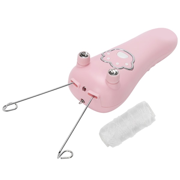 Elektrisk Bomulds Tråd Epilator Kropshårfjerner Tråd Enhed Fysisk Fjernelsesværktøj Rosa