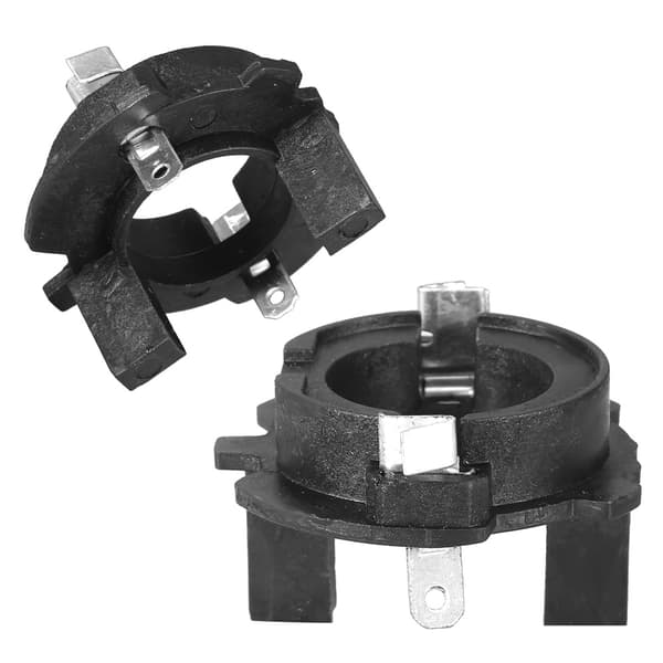 A Pair of H7 LED Headlight Conversion Kit Bulb Holders Adapters for Golf MK5