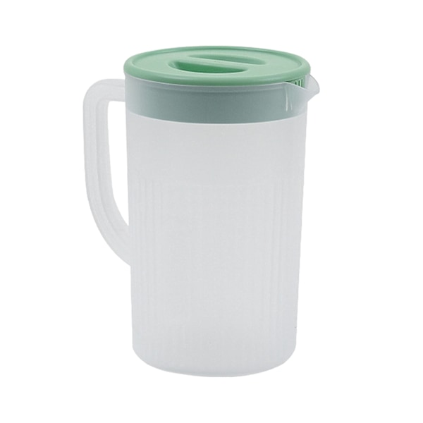 Plastkanna med lock Stor kapacitet Hög temperaturbeständig kallvattenkanna för juice Te Matcha Green