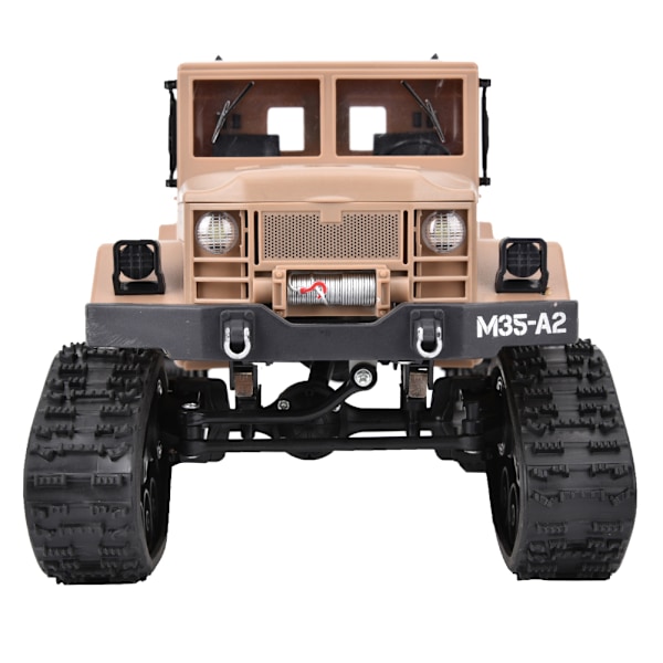 2,4G 1/16 RC Militär lastbil Fjärrkontroll Crawler Bilmodell Leksaksfordon (normal typ)