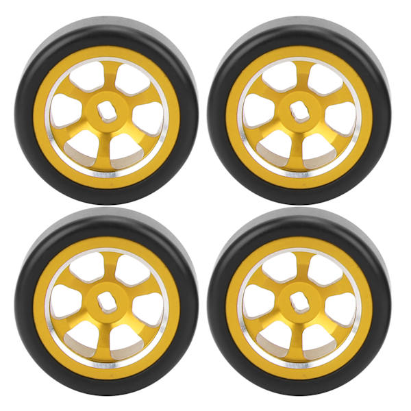 4 st Driftdäck i Aluminiumlegering RC-Biltillbehör Passar för Wltoys K969 K989 P929 1/28 RCGolden