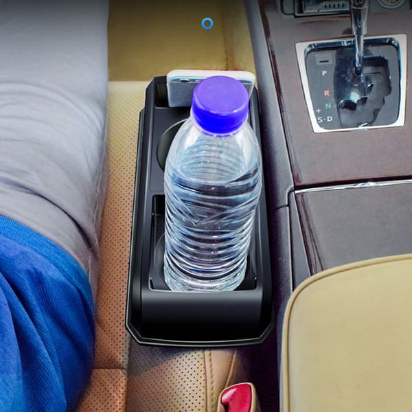 Bilsete Koppholder Multifunksjonell Organizer Telefon Drikkeholder Hanskerom