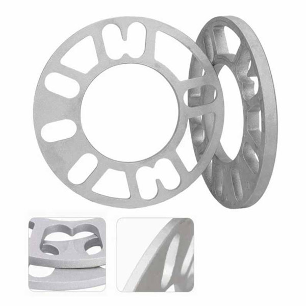 2st 8 mm tjocklek Hjulnav Spacer Fläns Nav Centric ET Packning Aluminiumlegering Universal för bilar