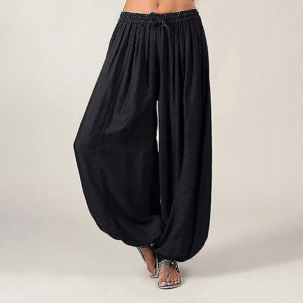 Harem Yoga Bukser for Kvinner - Grønn, Hvit, Svart