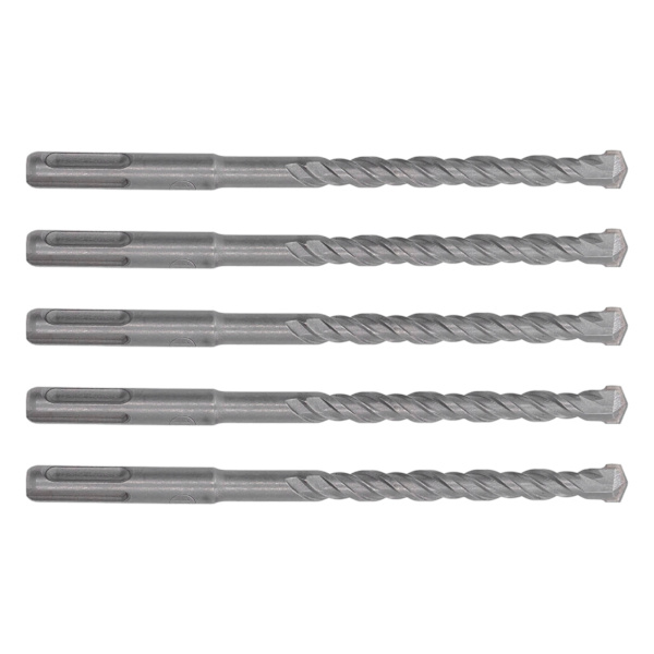 5 st Hammarborrkrona 160 mm Längd 2 räfflor Självcentrerande hårdmetallspets slagborr för tegelsten Betong 10 mm/0,39 tum