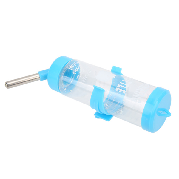 Hamster Vattenflaska Dispenser Automatisk Droppande Dricksfontän för Hamster för smådjur Blå 125ML