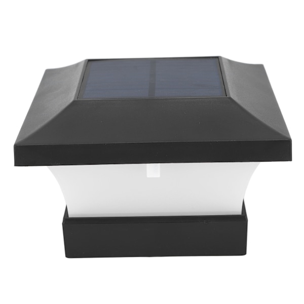 Solar Capital Lamp White Light 2000mAh IP65 LED Solar Post Cap Lights for Courtyard Fences Bridge 3W 6000K