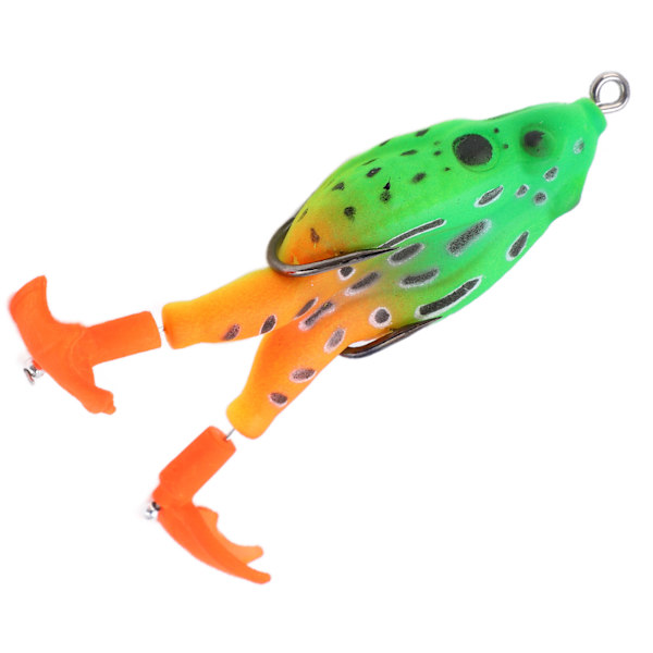 Thunder Frog Baits Flytende Fiskebeten med Dobbel Propeller Ben for Bass, Ormhode, Laksefiske 1#