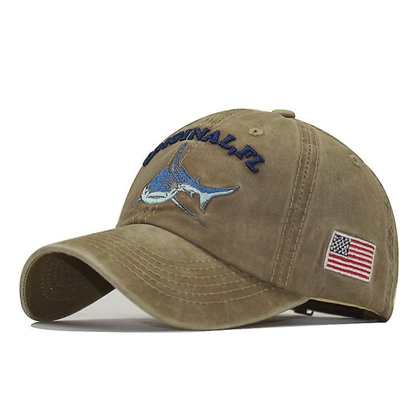 Shark cap Khaki