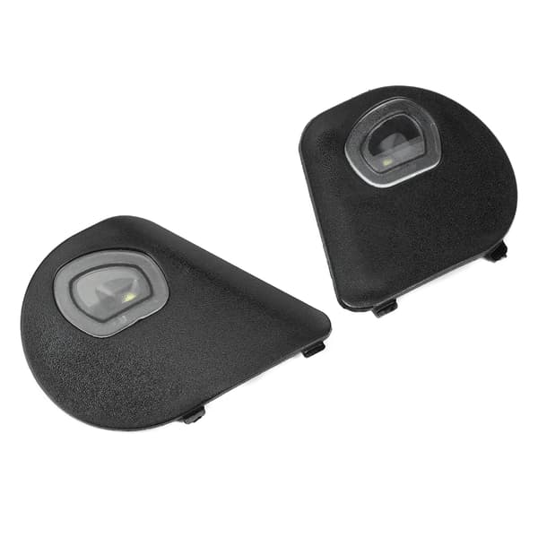 Par av vänster och höger sidospegel Puddle Light 68087238AA Passar för Dodge RAM 1500 2500 3500