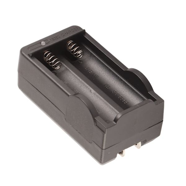 2 fack 18650 batteriladdare 2 kortplats 18650 litiumbatteriladdare US-kontakt 100‑240V