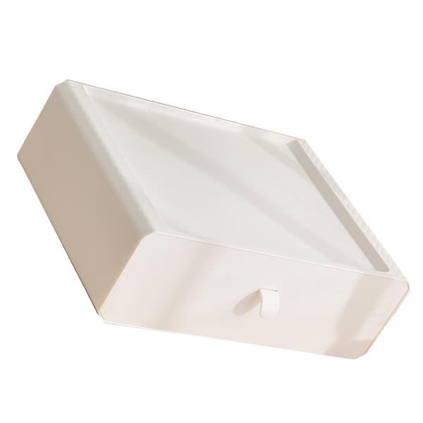 Underwear Storage Box Plastic 15 Grid Compartment Drawer Desk Accessories for Socks Bra White