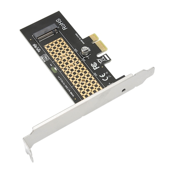 NVMe PCIe-adapter 5 Gbps båndbredde NVME-interface Plug and Play PCIe til M.2 SSD-adapter med køleplade til M Key SSD