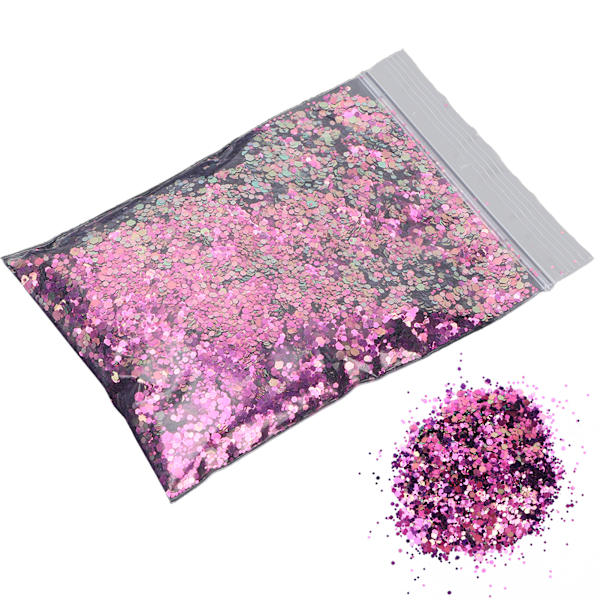Nagelpaljetter Pulver Blandade Flingor Sparkling Glitter Nail Art Dekoration Sparkles 50gXC004B