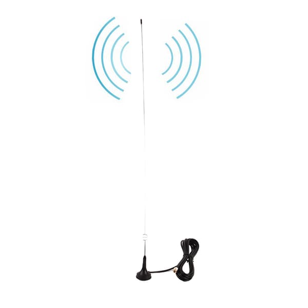 Dual Band VHF UHF magnetisk bilantenne til UT-108UV (SMA han)
