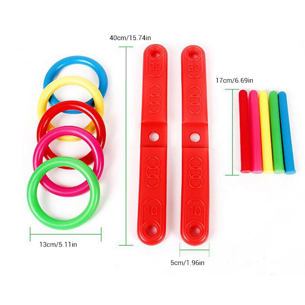 1 sett med plastringer og leker for barns pedagogiske fitness morsomme leker