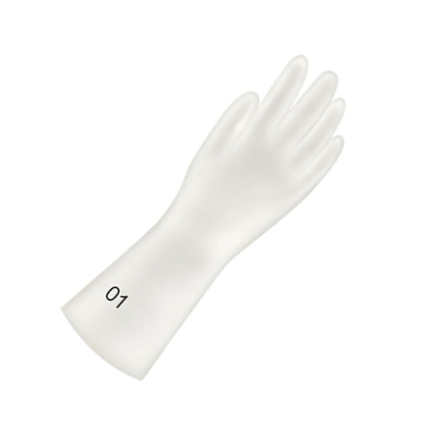 Gjenbrukbare kjøkkenvaskhansker PVC tykkere oppvaskhansker Sklisikre husholdningshansker 5# S(9cm / 3.54in)
