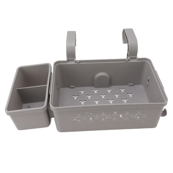 Poolside Storage Basket Swimming Pool Storage Basket with Cup Holder
