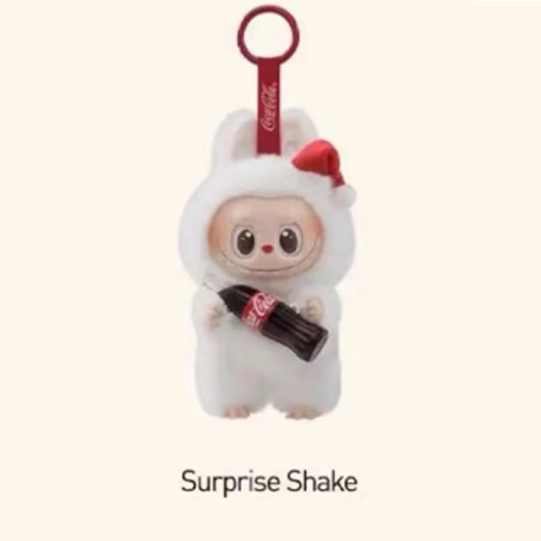 Crazy Rabbit Coca-Cola Labubu Plysj | Offisiell POP MART Samleobjekt 1 stk Surprise Shake