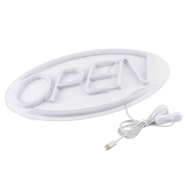Avoin Kirjainmuotoinen Riippuva LED-Neonvalo Kaupan Näyttö USB LED-valo Koti- ja Kauppaan