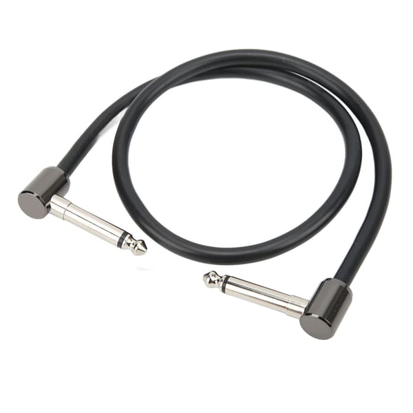 FC 20 Effektkabel Rätvinklig Kontakt Akustisk Gitarr Patch Pedal Sladd Ljudtillbehör 50CM