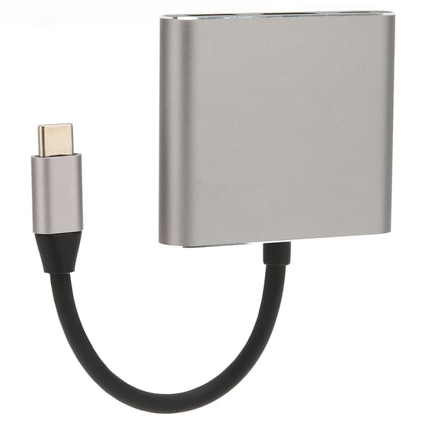 3-i-1 USB C-hub: 4K UHD HDMI, USB 3.0 og type C-grensesnitt