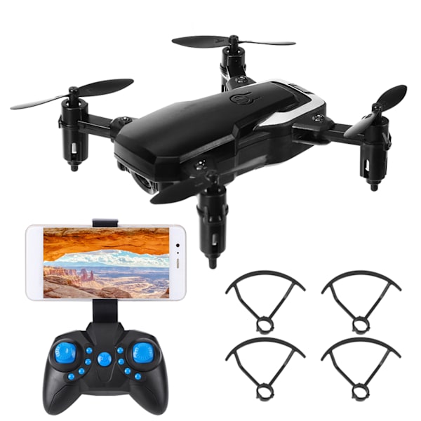 S15 Mini Foldbar Drone Lufttrykssæt Højde Børn RC Drone Quadcopter Legetøj 30W WIFI