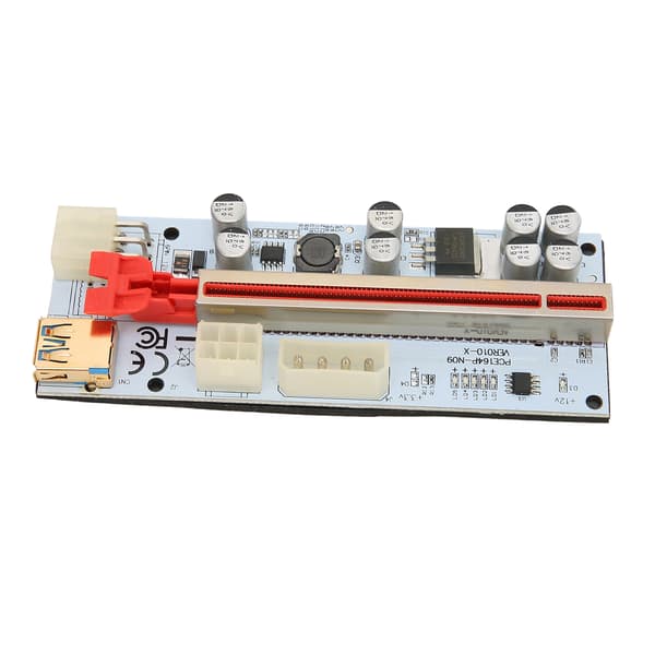 PCIE Riser 8 Faste Kondensatorer Stærk Anti-Interferens GPU 1X til X16 Kort til Windows 7 til Windows 10
