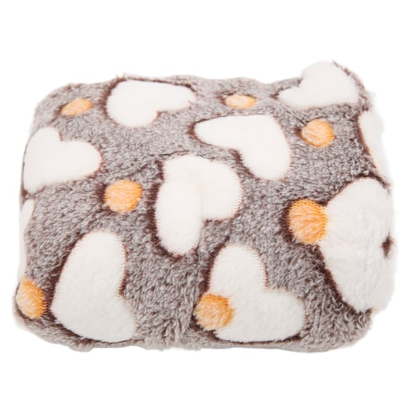 Hamsterin lämmin fleece-alusta Pehmeä ja mukava hamsterin talvi lämmin nukkumisalusta hamsterille, kaneille ja chinchilloille Ruskea