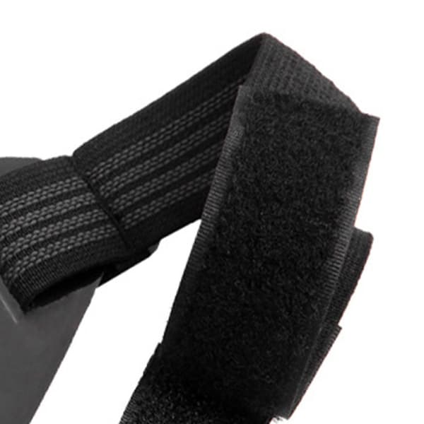 Motorcycle Shoe Protector Nylon Adjustable Anti-Slip Comfortable Gear Shift Boot Cover for Riding Black