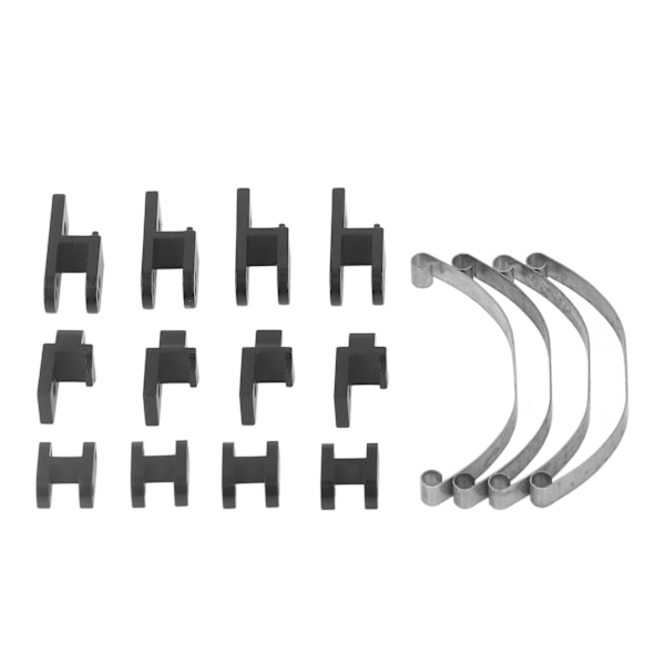 RC bladfjäderupphängning aluminiumlegering bladfjäderupphängningsstång Passar för WPL B4 24 1/16 RC bil svart