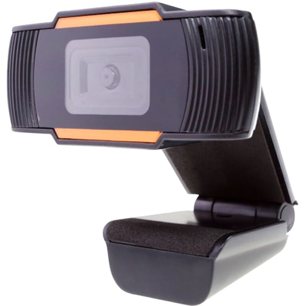 Sort 720P web undervisning live webcam, lydabsorberende og støjreducerende mikrofon