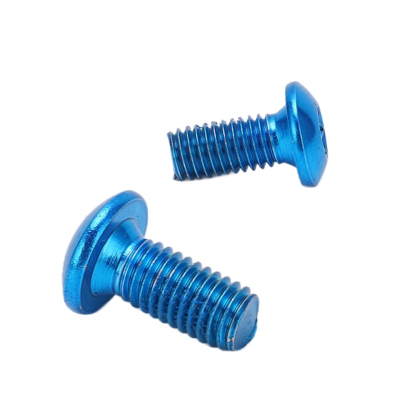 12 stk M5x11,5 mm Cykel Skivebremse Rotor Bolte Skrue Legering Skive Rotor Skruer til Mountainbike Blå, 12 stk/sæt