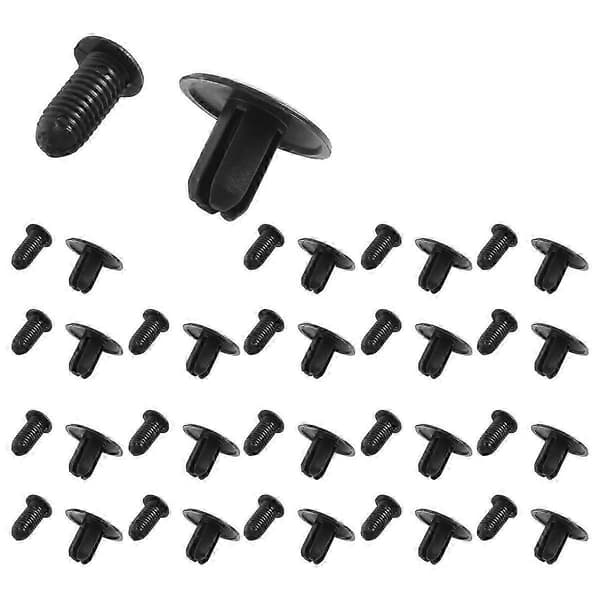 20 st. 8 mm hål, expanderande skruv, panelklämmor, plastnit 22 Plastic