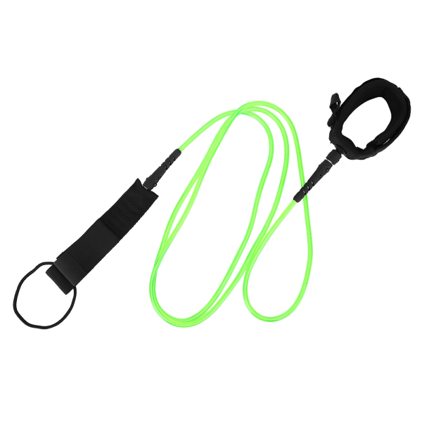 TPU 7 mm elastisk vattensportfotsrep Surfingpaddelbräda Ankelfjäder Traction Strapgreen