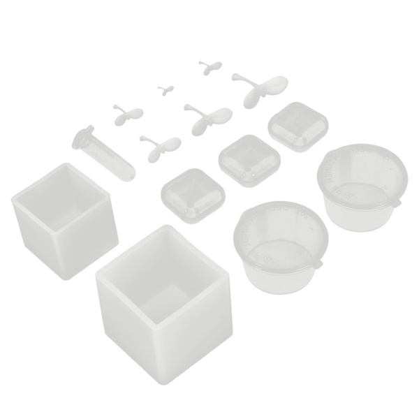 Silicone Mold Kit Casting Reusable DIY Craft Mold 2-Leaf Grass Accessory
