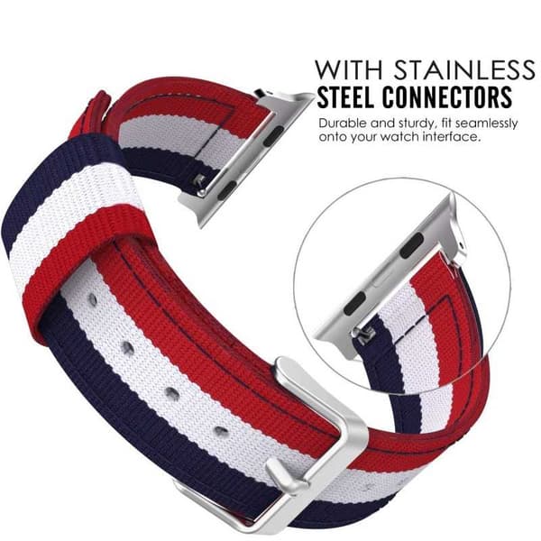 Nato Rem Kompatibel med Apple Watch SE 40mm multifärg multicolor