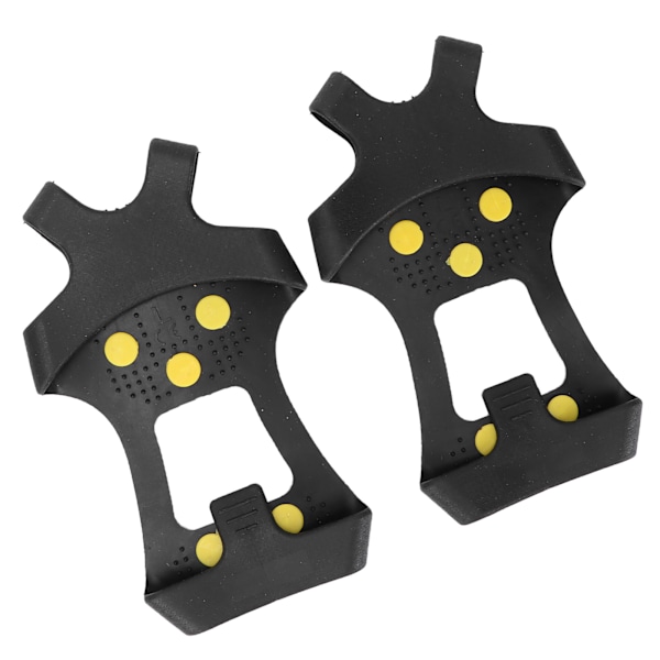 Is Pigge Spikes Brodder AntiSlip 10 ståldubbar Gå Traction Sne Grips Cramps(L (3942))