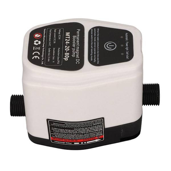 Boosterpumpe Automatisk vanntrykkdusj Boosting Resirkulerende Veggmontert DC-pumpe 100‑240V US-kontakt