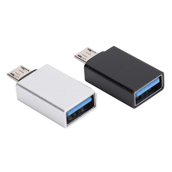 2st Adapter Konverter USB Micro OTG för Laptop Telefon PC Gamepad Dataöverföring Laddning