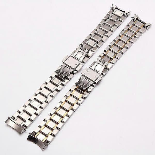 Klokkerem Kompatibel med Longines L2 L4 Master Collection Klokkerem Belterem Rustfritt stål Solid Interface 19mm20mm21mm Goldsmith 19mm