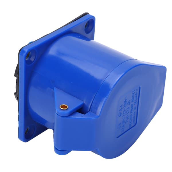 Industrial Power Socket 3-Pin 1-Phase Explosion-Proof Concealed Installation 32A 220-250V