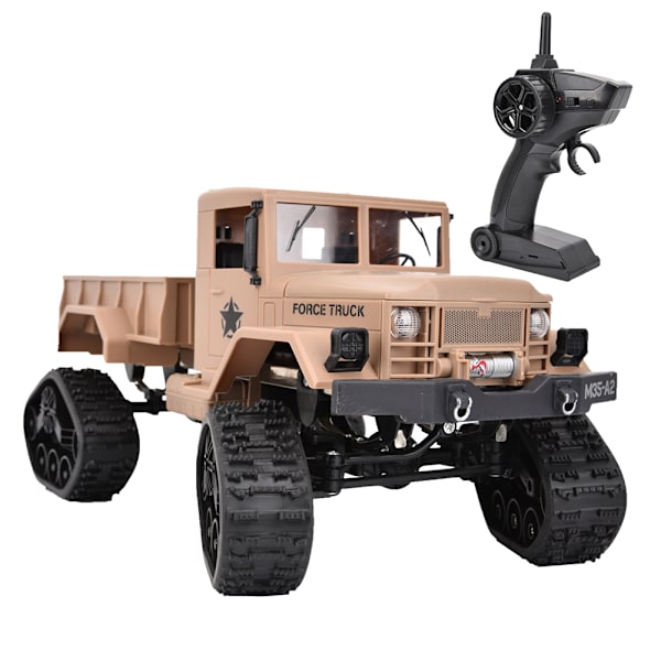 2,4G 1/16 RC Militär lastbil Fjärrkontroll Crawler Bilmodell Leksaksfordon (normal typ)