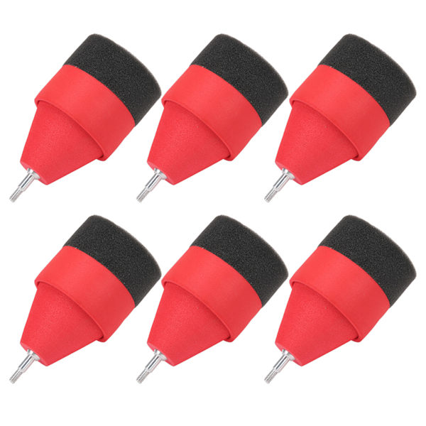 6 stk 6,2 mm EVA-svampspiss piler Broadheads Tips for bueskytingjakt/CS-aktiviteter