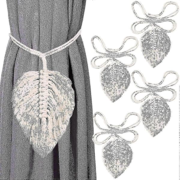 stykker gardinfester Boho gardinholdere i bomullstau